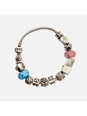 Pandora ALE 14 Pandora Sterling Silver 925 Charms Love Travel Nature Theme